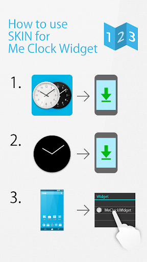 LED clock widget C-Me Clock