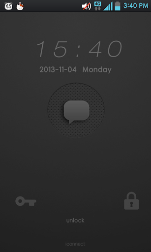 Simple Black GO locker theme