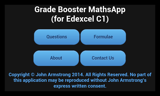 A Level Maths App Edexcel C1