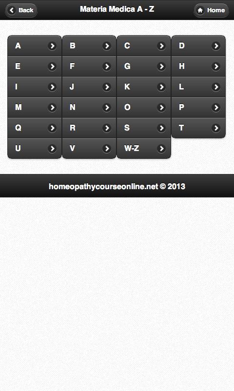 Homeopathy Materia Medica Screen 2