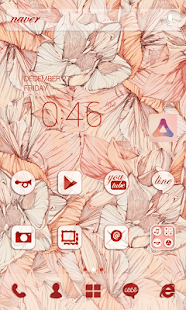 Arohaflower LINELauncher Theme Screenshots 1