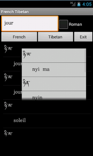 French Tibetan Dictionary