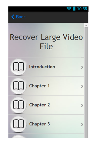 【免費生產應用App】Recover Large Video File Guide-APP點子