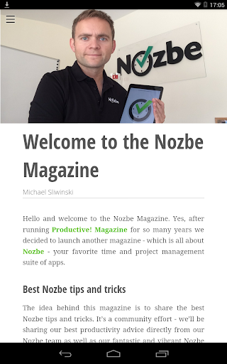 Nozbe Magazine