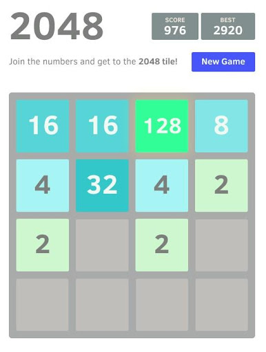 2048 Puzzle Game