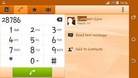 Polygons Orange Xperien Theme poster 12