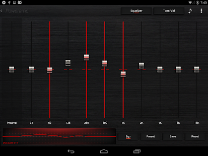 download Skin for Poweramp Dark Metal free
