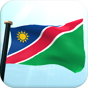Namibia Flag 3D Live Wallpaper
