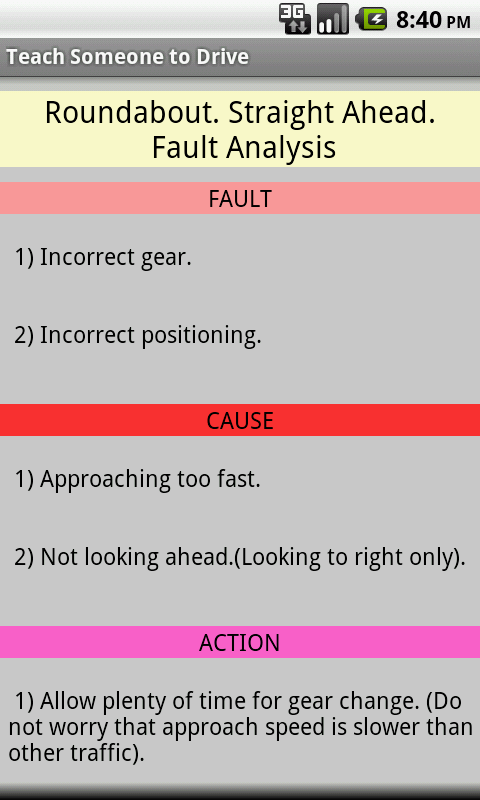 LEARN TO DRIVE Screen 3