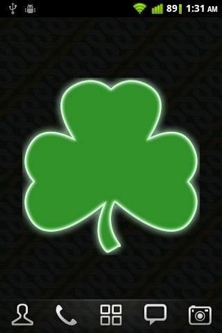 Irish Shamrock Live Wallpaper Screen 2