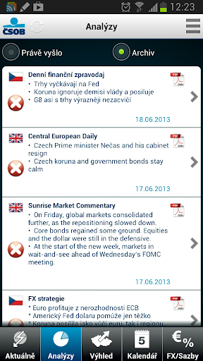 免費下載財經APP|ČSOB Finanční trhy app開箱文|APP開箱王