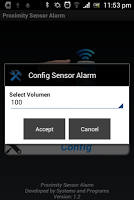 Captura de pantalla de Alarma Sensor Proximidad APK #8