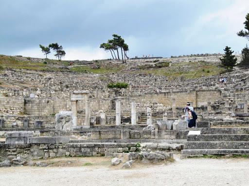 Kameiros-Rhodes-Greece - The ancient city of Kameiros on the Greek island of Rhodes.