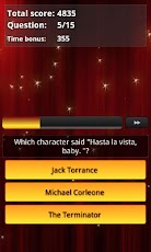 Movie Quotes Quiz Screenshot