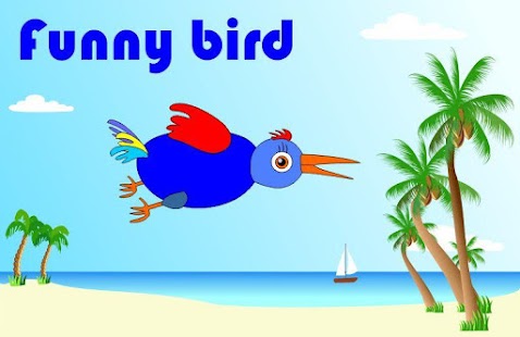 Free Download Funny Bird. At the beach APK