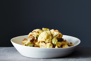 Mustard-Roasted Cauliflower