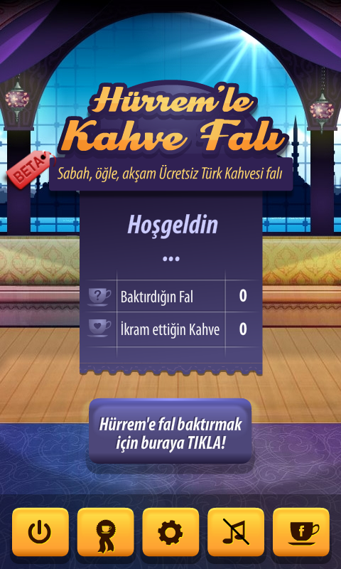 Android application Hürrem ile Kahve Falı screenshort
