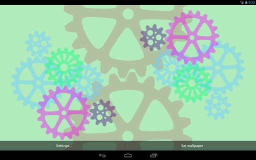 【免費個人化App】ColorGears Live Wallpaper-APP點子