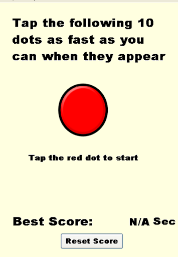 Tap The Dots - Reaction Timer