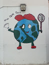 Earth Boy Badminton Player