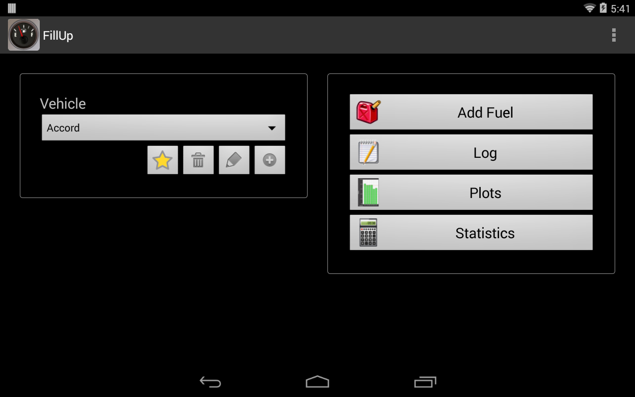 FillUp Gas Mileage Log Android Apps On Google Play