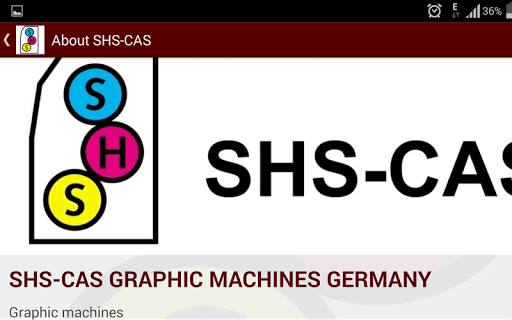 【免費商業App】SHS-CAS graphic machines-APP點子