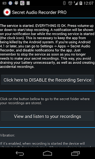 Secret Audio Recorder FREE