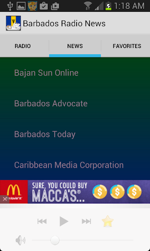 【免費音樂App】Barbados Radio News-APP點子