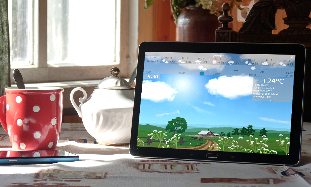   YoWindow Weather- หน้าจอ 
