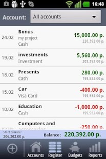 Rise Money - expense tracker Screen 2