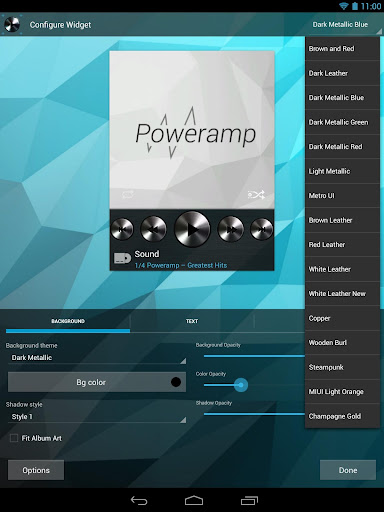 Poweramp Widgets Kit