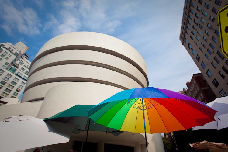 The Solomon R. Guggenheim Museum in New York,   designed by famed architect Frank Lloyd Wright.