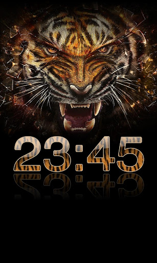 Tiger Digital Clock