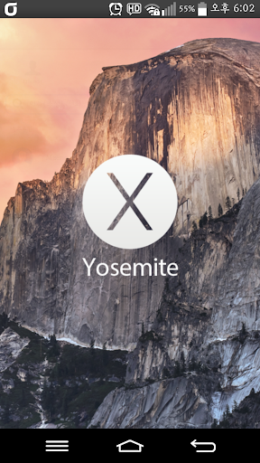 카카오톡 테마 _매킨토시 맥 OS X Yosemite