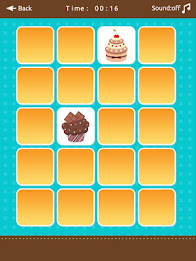 记忆匹配游戏与纸杯蛋糕图像 poster 12