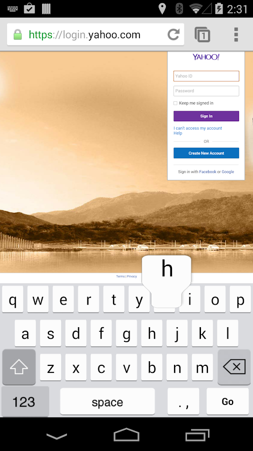  Nouveau clavier – Capture d'écran 