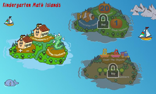 Kindergarten Math Islands Lite