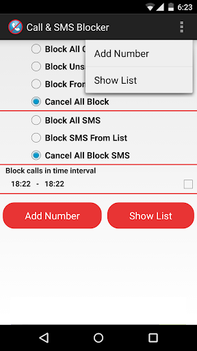 Call SMS Blocker