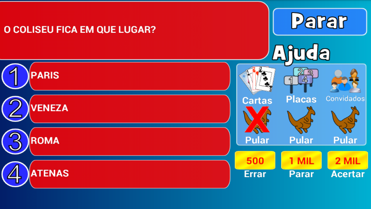 Show do Milhão - Novo Quiz - screenshot