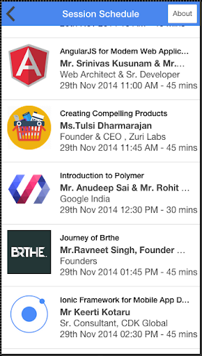 【免費生產應用App】GDG Hyderabad DevFest 2014-APP點子