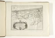 Kaart van de Vlaamse kust tussen Duinkerke en Nieuwpoort, 1726