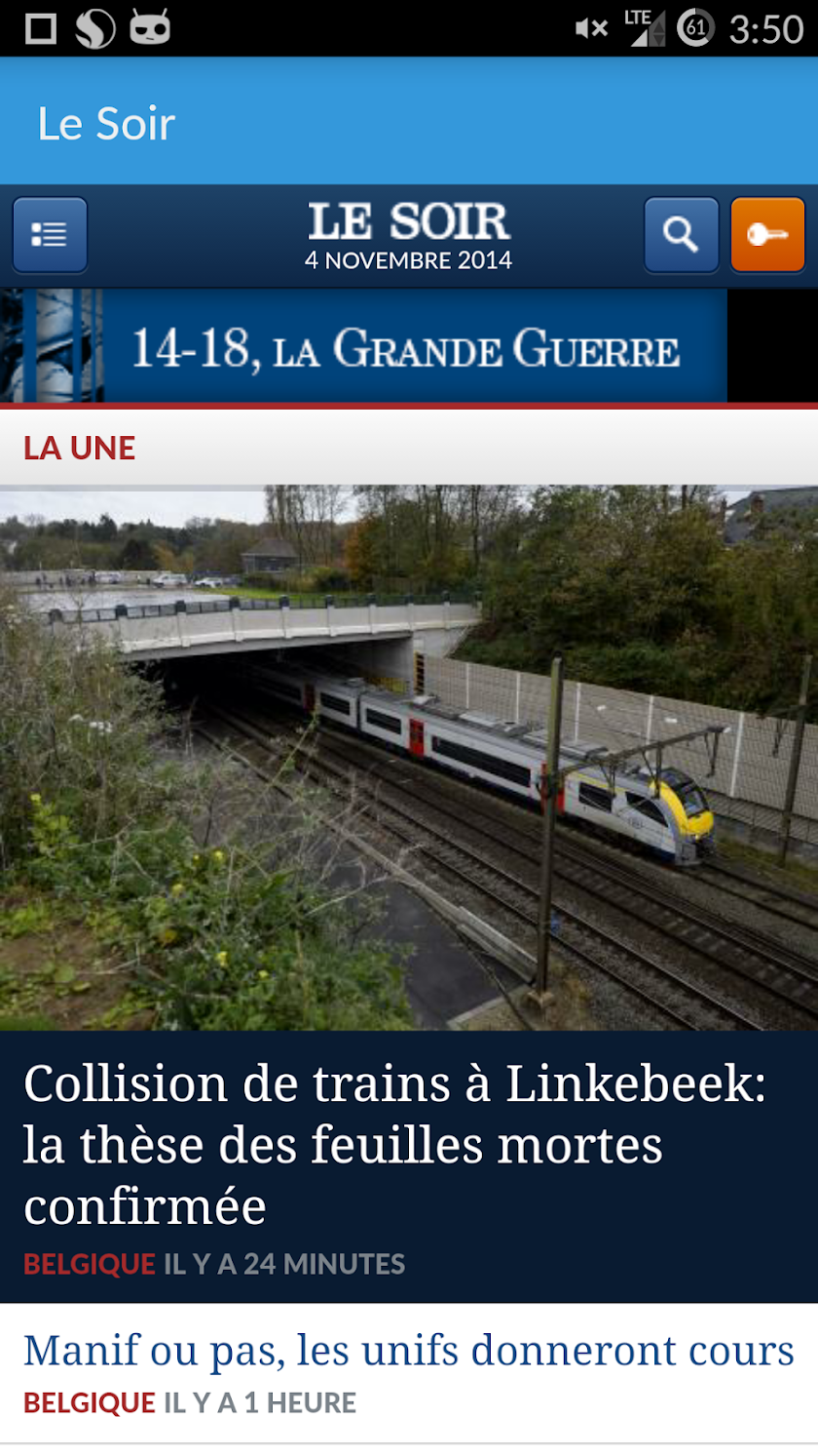 Journaux Belges Pro Screen 2