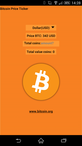 ZZZ Bitcoin BTC price ticker