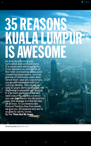 【免費新聞App】Time Out Kuala Lumpur-APP點子