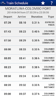 Free Sri Lanka Train Schedule APK for Android