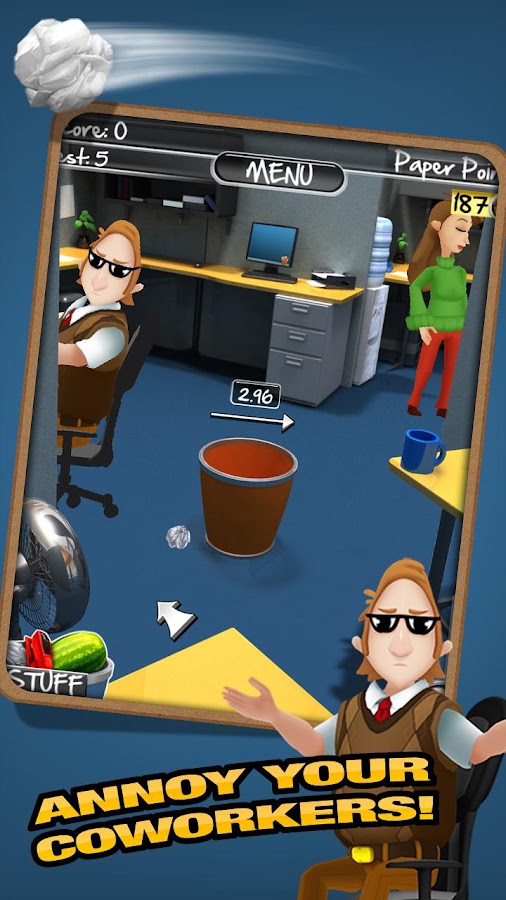 Paper Toss 2.0 android games}
