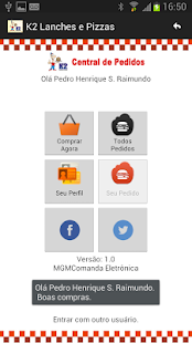 K2 Lanches e Pizzas Screenshots 1