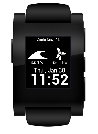 Android application Watch Surf - Pebble Surf Watch screenshort