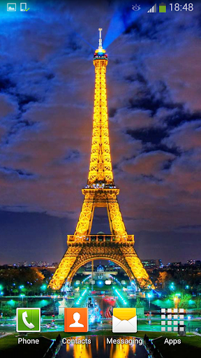 Night in Paris Live Wallpaper