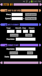 Star Trek Starfleet Calculator